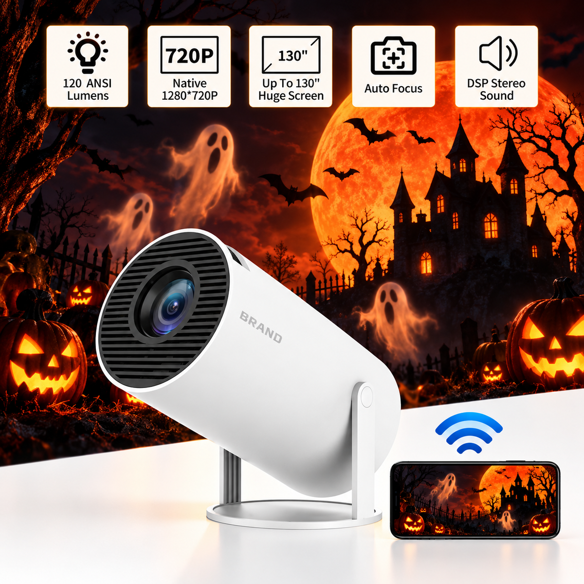 HauntBeam™ Halloween Projector