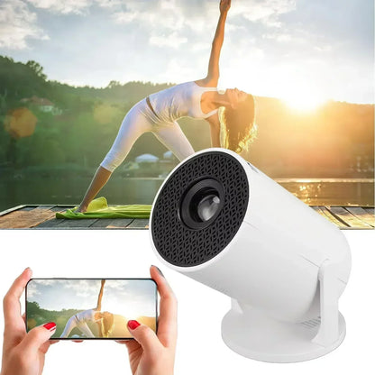 New  Mini HY300  Projector 4K Android 11  Wifi6 290ANSI Allwinner H713 BT5.0 1080P 1280*720P Cinema Outdoor Portable Projetors